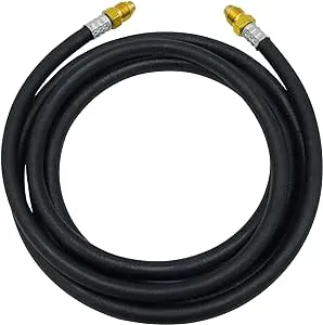 OYHBO 10ft Inert Gas Welding Hose, Argon Flowmeter Gas Regulator Welding Hose, TIG MIG Gas Hose, 58 UNF-18RH Fittings