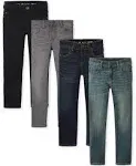 The Children's Place Big Boy's Stretch Straight Jeans, 4-Pack, Size: 8