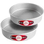 Fat Daddio&#039;s Anodized Aluminum Round Cake Pans, 2 Piece Set, 8 x 2 Inch