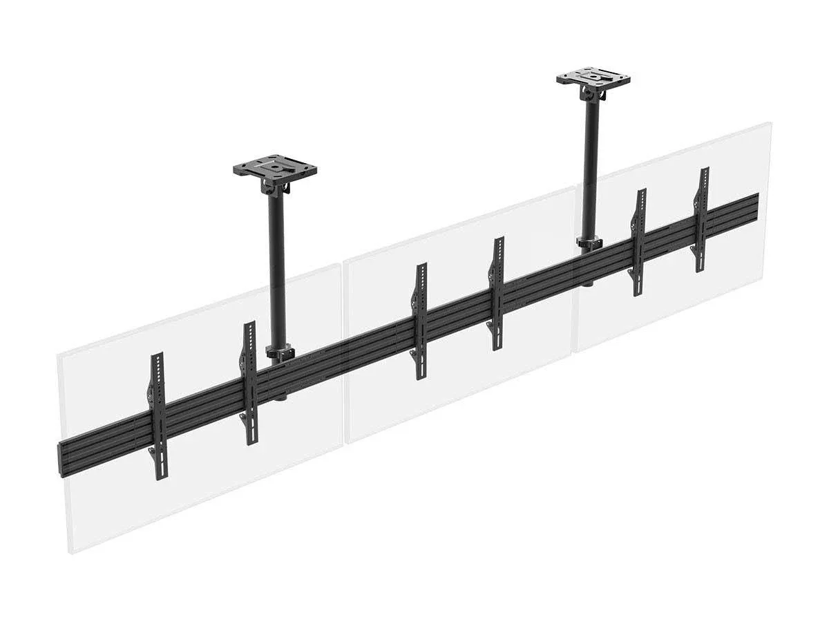 Monoprice Commercial Series3x1 Menu Board Ceiling Mount for Displays Between 32I 39664