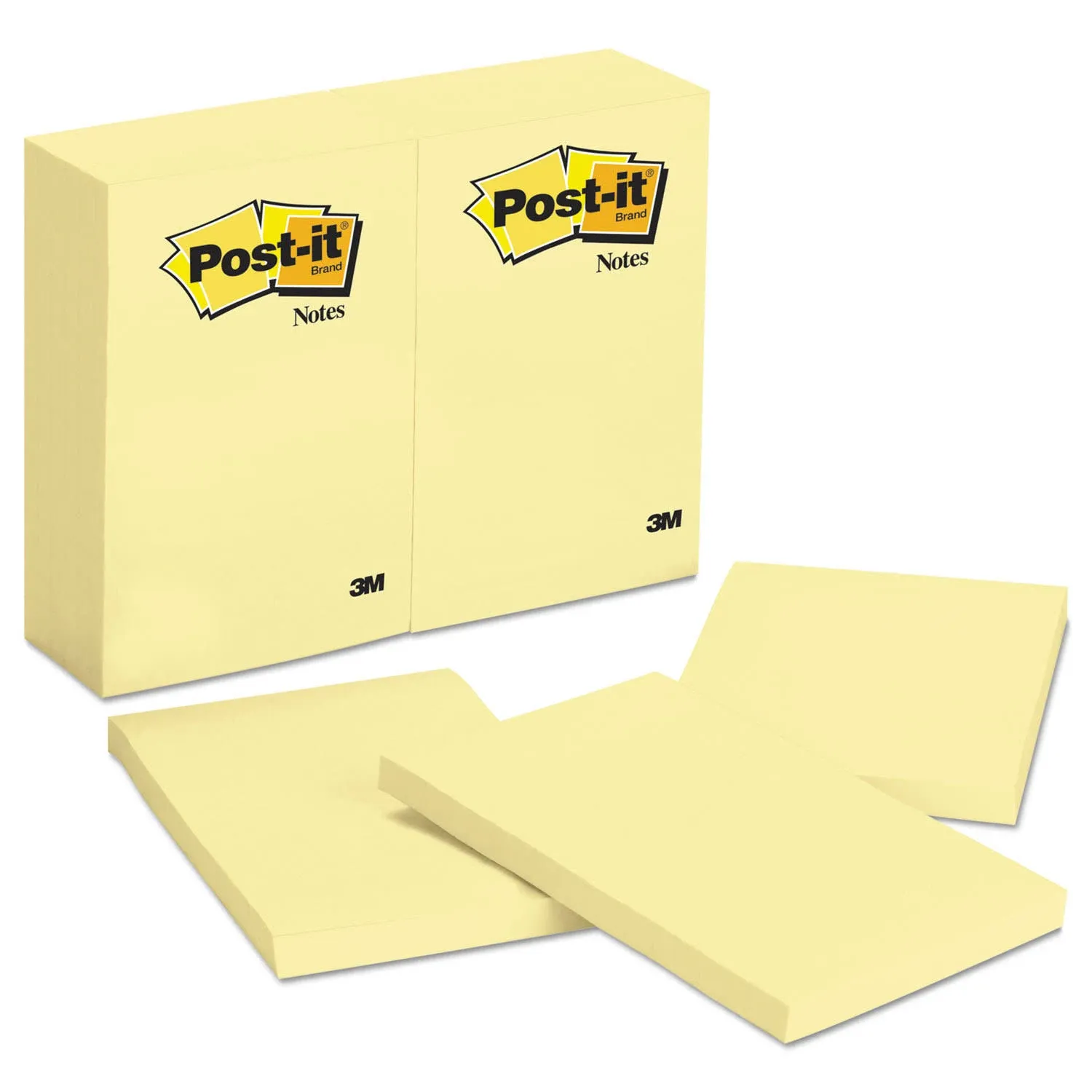 Original Pads In Canary Yellow, 4" X 6", 100 Sheets/pad, 12 Pads/pack