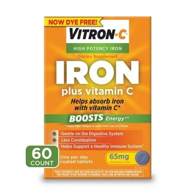 Vitron-C High Potency Iron Supplement Vitamin C