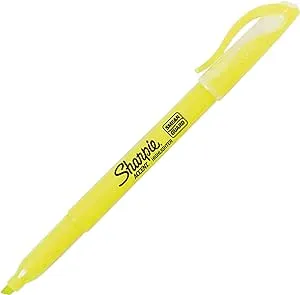 Sharpie Stick Highlighter, Chisel Tip, Yellow (27025)