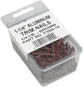 AMERIMAX HOME PRODUCTS 7709019 1-1/4-Inch Trim Nails, Brown