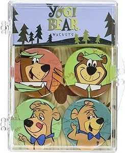 Hanna-Barbera - Yogi Bear Magnets (Yogi Bear x2, Boo-Boo x2)