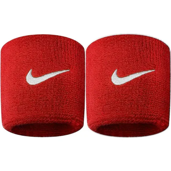 Nike Swoosh Wristbands (Red)