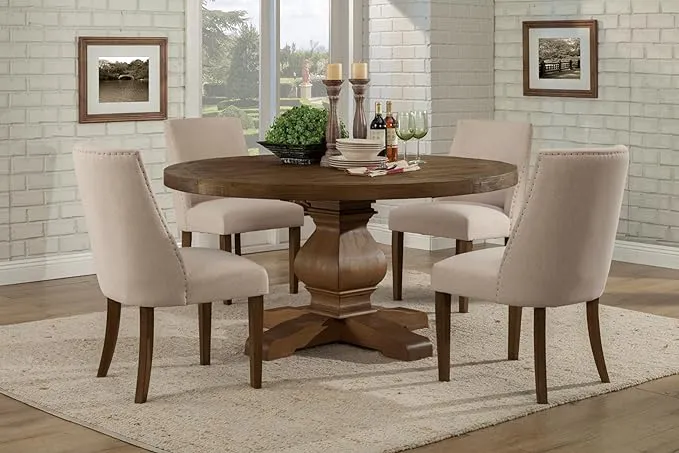 Alpine Furniture Kensington Round Dining Table