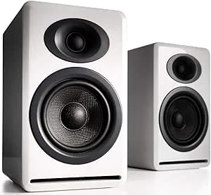 Audioengine P4 Passive Bookshelf Speakers (White)