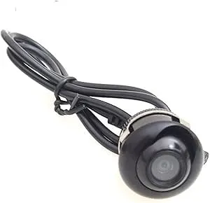 Front View Camera Car Auto Front View Forward Camera Screw Bumper Mount Universal Fit Non-Mirror Image w/o Grid Lines