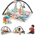 Fisher-Price Baby Gift Set 3 In 1 Music Glow &amp; Grow + Hedgehog &amp; Gym Newborn Pla