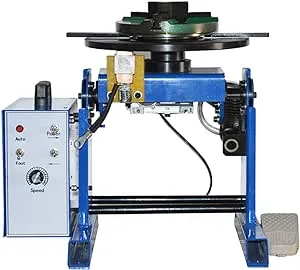 50KG Rotary Welding Positioner 0-90° Turntable Table 110V with 200mm Chuck