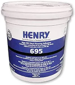 Henry 32079 695 Vinyl Flooring Adhesive, Off-White, 1 Gallon