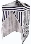 Impact Canopy 4' x 4' Portable Dressing Room, Pop Up Portable Changing Room, Navy Blue / White