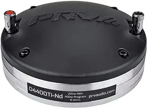 PRV AUDIO D4400Ti-Nd 2" Exit Titanium Neodymium 200 Watts RMS Pro Audio Compression Driver 4" VC 110dB (Single)