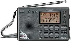 TECSUN PL-380 DSP FM Stereo. MW. SW. LW. World Band PLL Radio Receiver, LCD Display, ETM Function Added