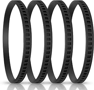 4 Pack 45-69-0010 Blade Pulley Tires Replacement For Milwaukee Bandsaw Part Deep Cutting Blades 6230 6232-6 6225 AO2807 6238N 6238-20 2729-20 Portaband Saw Belt