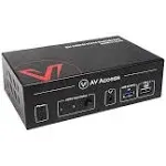 AV Access 8K KVM Switch 2 Computers 1 Monitor with HDMI 2.1, USB 3.0 & Hotkey Switching, Supports 10K@120hz, 8K@120hz, 1080P@240hz & 2K@165hz for All Operating Systems, Ideal for Gaming, Workstation