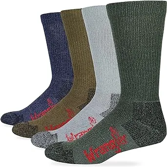 Wrangler Riggs Workwear Ultra-Dri Work Socks - 4-Pack