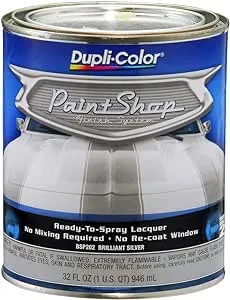 Dupli-Color BSP202 Brilliant Silver Metallic Paint Shop Finish System - 32 oz.