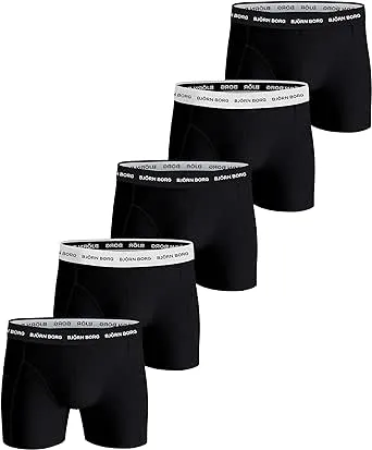 Branded-waistband mid-rise pack of five stretch-cotton boxers