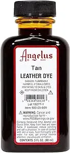 Angelus Leather Dye, 3 oz. Tan