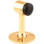 Prime-Line J 4600 3 In., Bright Brass, Solid Brass Floor Door Stop (Single Pack)