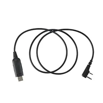 USB Programming Cable Compatible with K-Storm KST-F3 Kenwood 2-Pin Plug Walkie Talkie