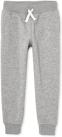 The Children's Place Boys' Active Fleece Jogger Pants Medium Smoke