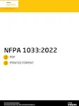 NFPA 1033, Standard for Professional Qualifications for Fire Investigator: 2022 Edition [Book]