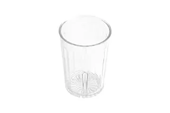 G.E.T. Heavy-Duty Shatterproof Plastic Faceted Tumblers, 12 Ounce, Clear (Set of