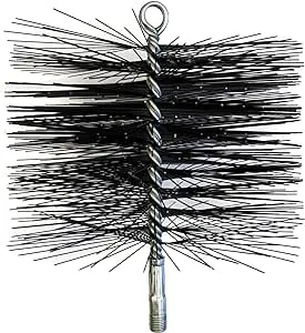 Midwest Hearth Wire Chimney Cleaning Brush (8-Inch Round) 8-Inch Round, Black 