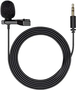 Movo DOM1 Lavalier Omnidirectional Condenser Microphone for DJI Osmo Handheld 4K Camera