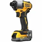 DEWALT 20V MAX Impact Driver, Cordless, 3-Speed, Battery and Charger Included (DCF845D1E1),Black