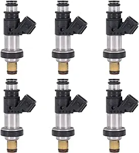 NewYall Pack of 6 3.2L 3.5L V6 Fuel Injector for Honda Odyssey 3.5L 2002-2004, Pilot 3.5L 2003-2004, Acura MDX 3.5L 2001-2002, TL 3.2L 2000-2003, CL 3.2L 2001-2003