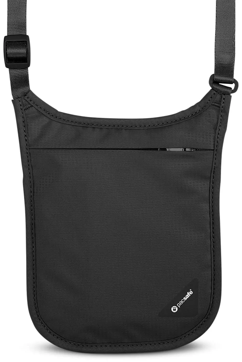 Pacsafe Coversafe V75 RFID Blocking Neck Pouch (Black)