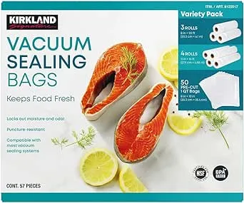 Kirkland Signature Vacuum Sealing Bags Assortment Pack (8122017)