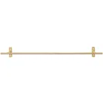 Creative Co-op Modern Metal Hanging Bar, Matte Brass Finish