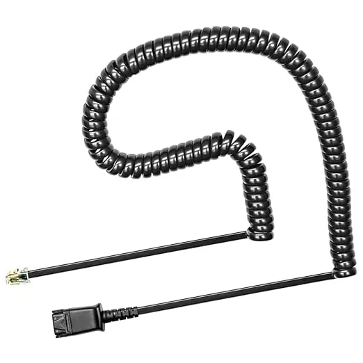 U10 Headset Adapter Cable Compatible Plantronics QD Quick Disconnect Headsets for Cisco IP Phone 68xx 78xx 88xx 89xx 99xx Series & Models 7960 7961 7962 7965 7970 7975