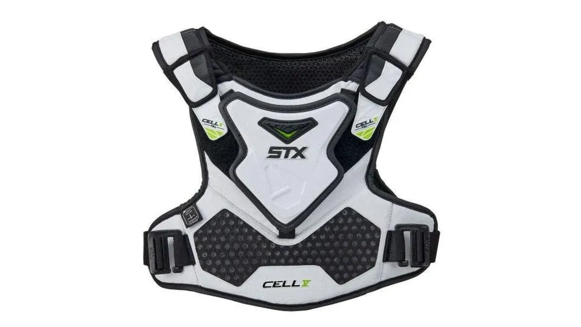 STX Cell V Lacrosse Shoulder Pad Liner, Men's, Large, White