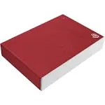 Seagate 4TB Backup Plus Portable USB 3.0 External Hard Drive, Red STHP4000403