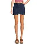 Free People Layla Denim Mini Skirt Deep Indigo / 6