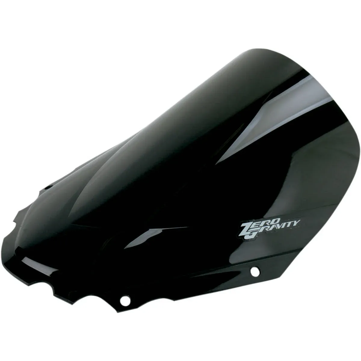 Zero Gravity Double Bubble Windscreen 08-14 Kawa KLR 650E/R - Dk Smk - 16-206-19