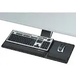 Designer Suites Compact Keyboard Tray, 19w X 9.5d, Black