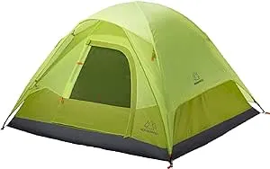 Campside Dome Tent, 3/4/6-Person Camping Tent, Camping Gear for The Outdoors, Backpacking Tents for Camping (by Caddis Sports Inc.)