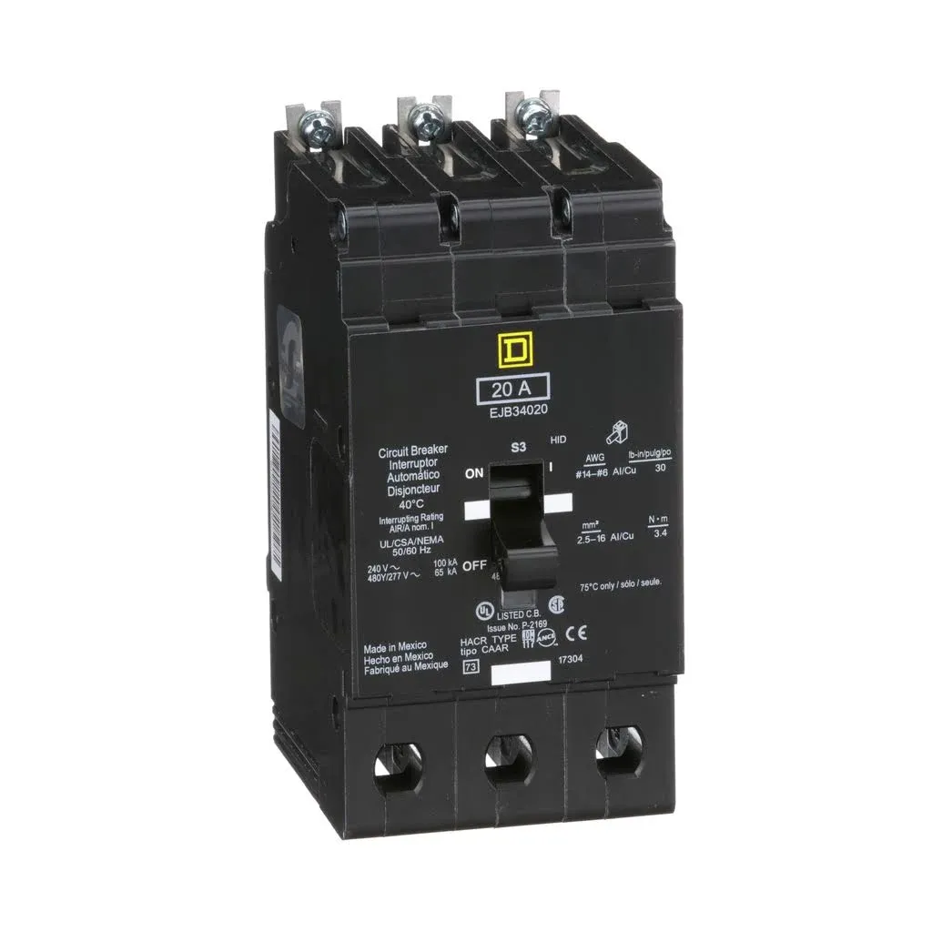 Square-D SQD EJB34020 Circuit Breaker