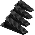 BHYTAKI Door Stoppers 4 Pack Premium Rubber Stoppers Wedge Stops for Carpet Heavy Duty Door