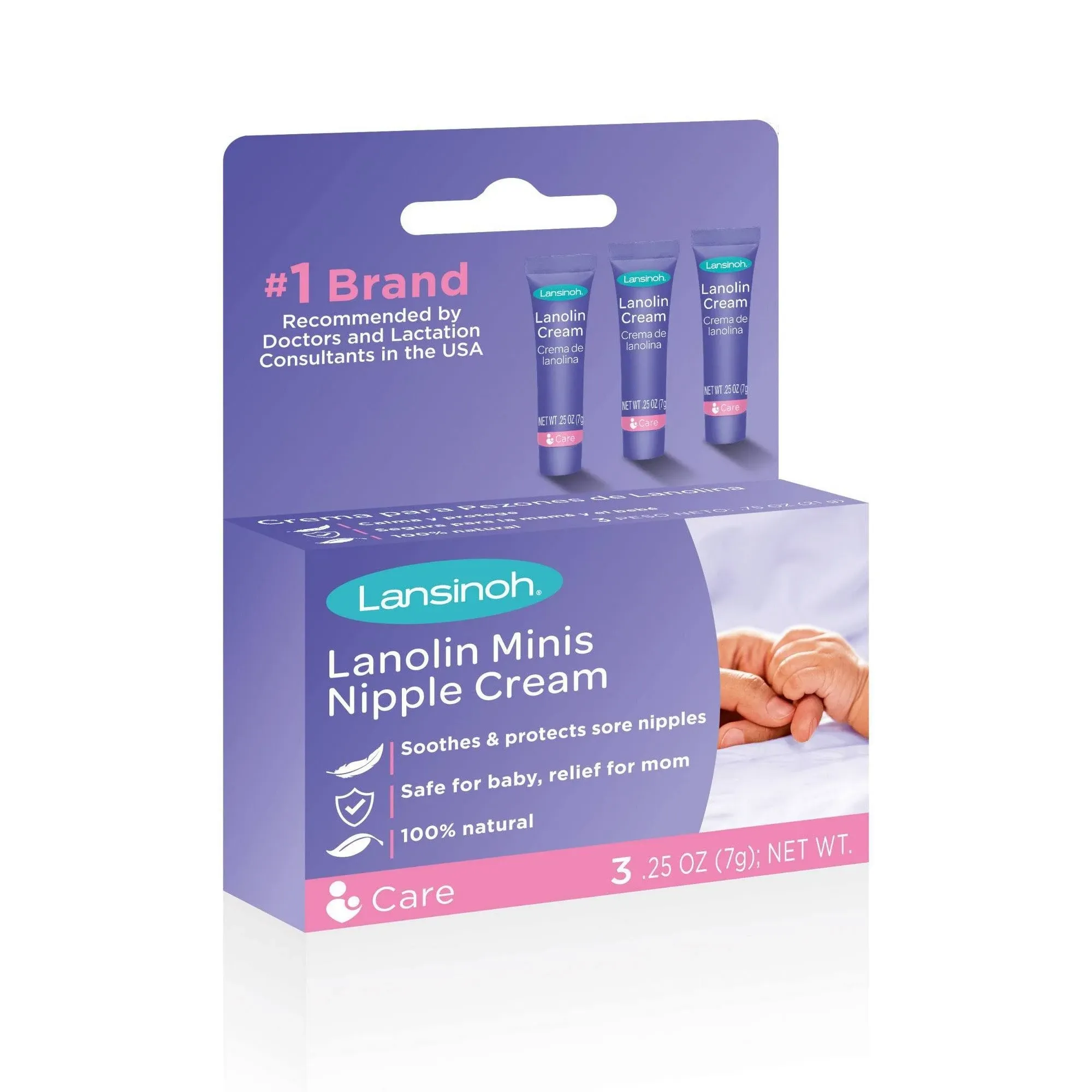 Lansinoh HPA Lanolin Skin Protectant Minis - 3 pack