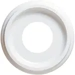 Ceiling Medallion White Molded Plastic (paintable) Hampton Bay 10” - NEW