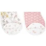 aden + anais 2-Pack Organic Cotton Burpy Bibs