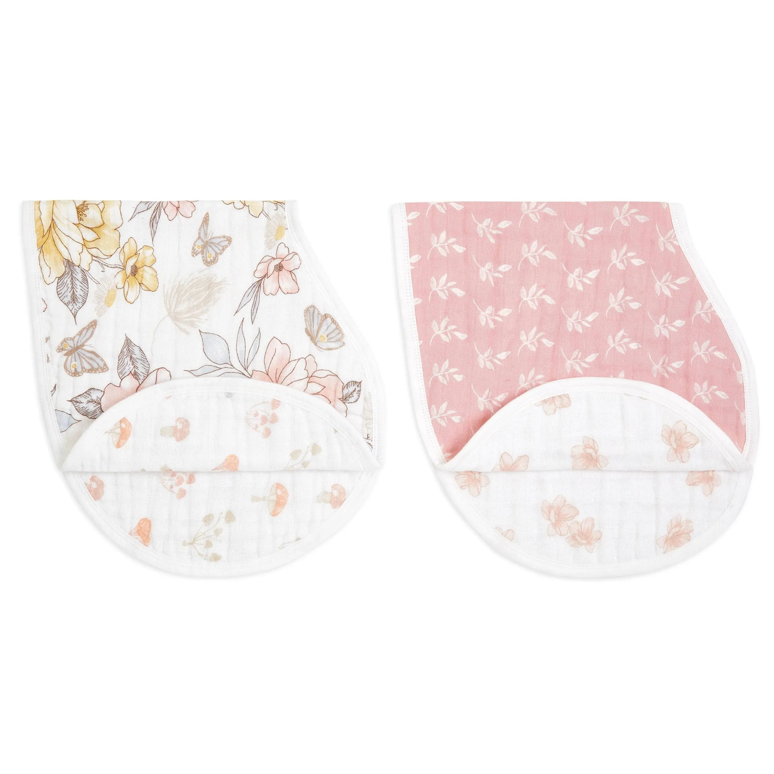 aden + anais 2-Pack Organic Cotton Burpy Bibs